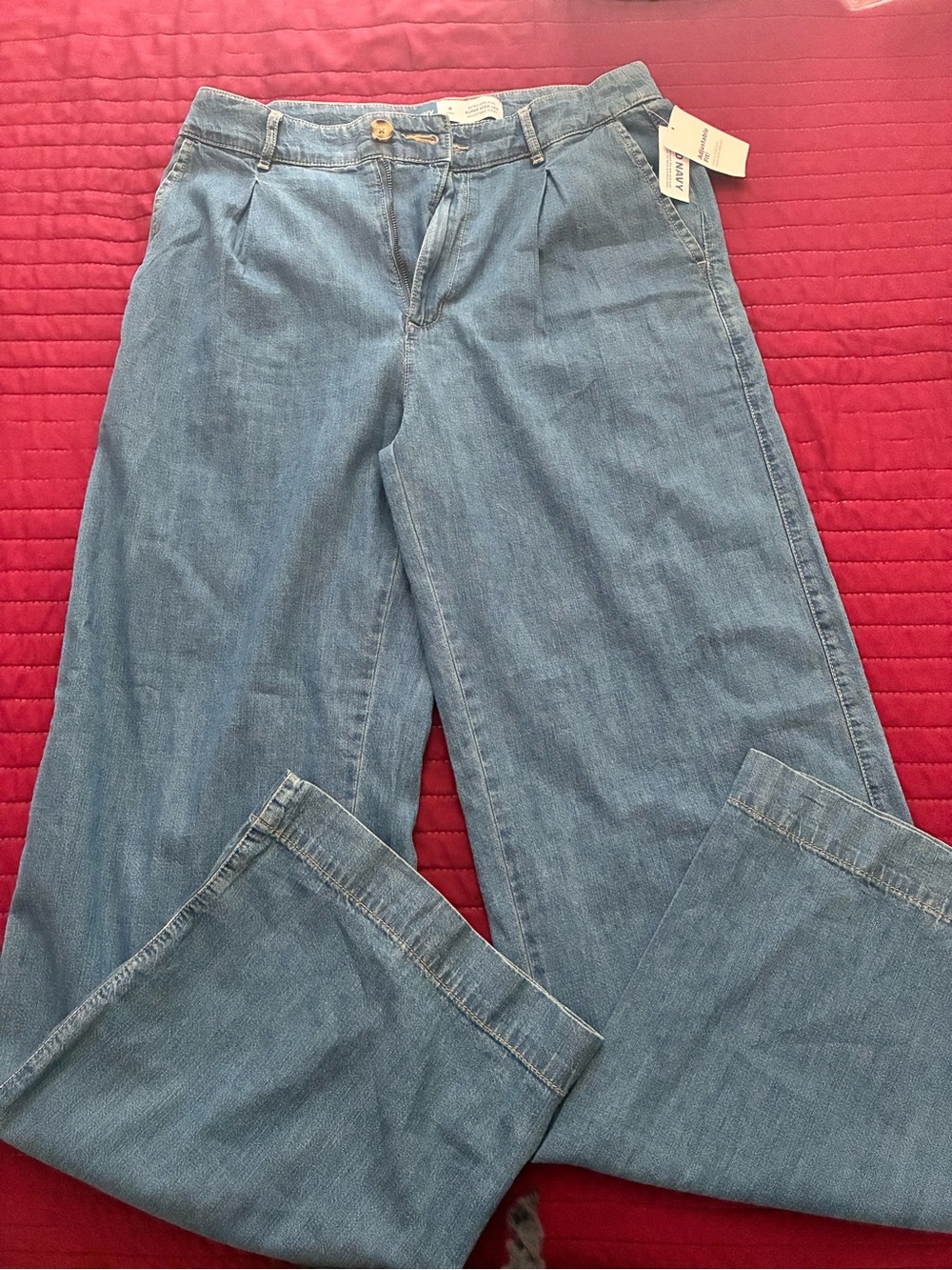 Old Navy Wide Leg Women’s Jeans in Light Blue (S-M)